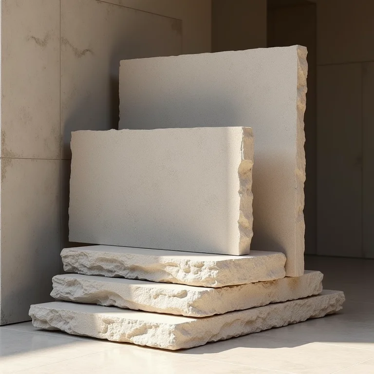 Placas de granilite pré-moldado