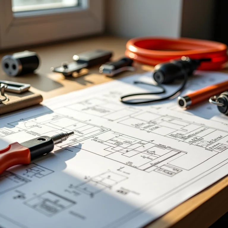 Planejamento e instalação de iluminação externa