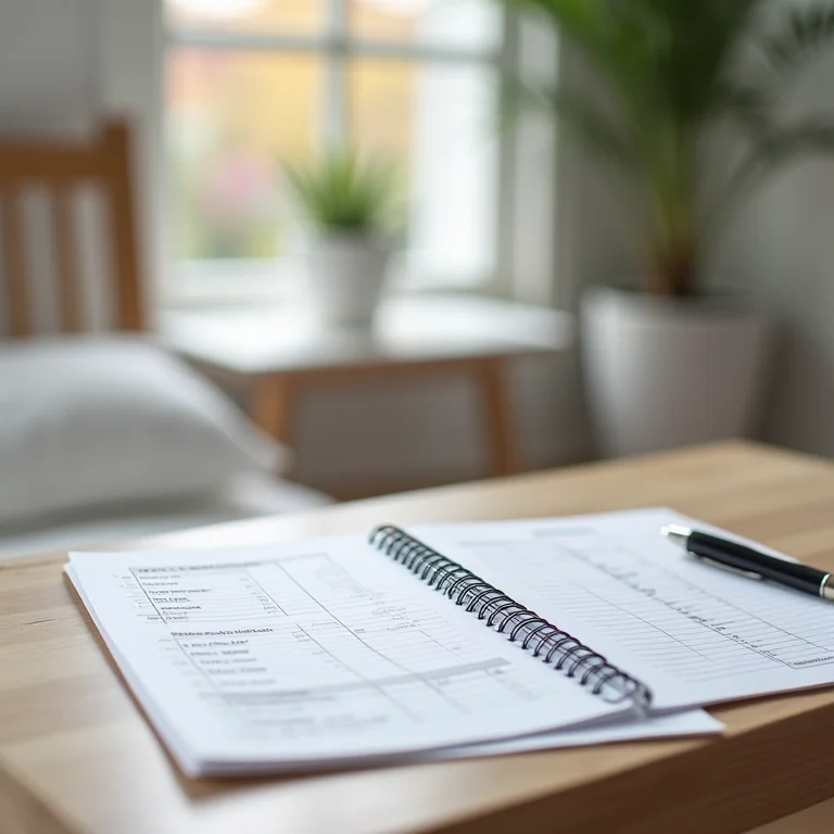 Planejamento financeiro para reforma de quarto moderno