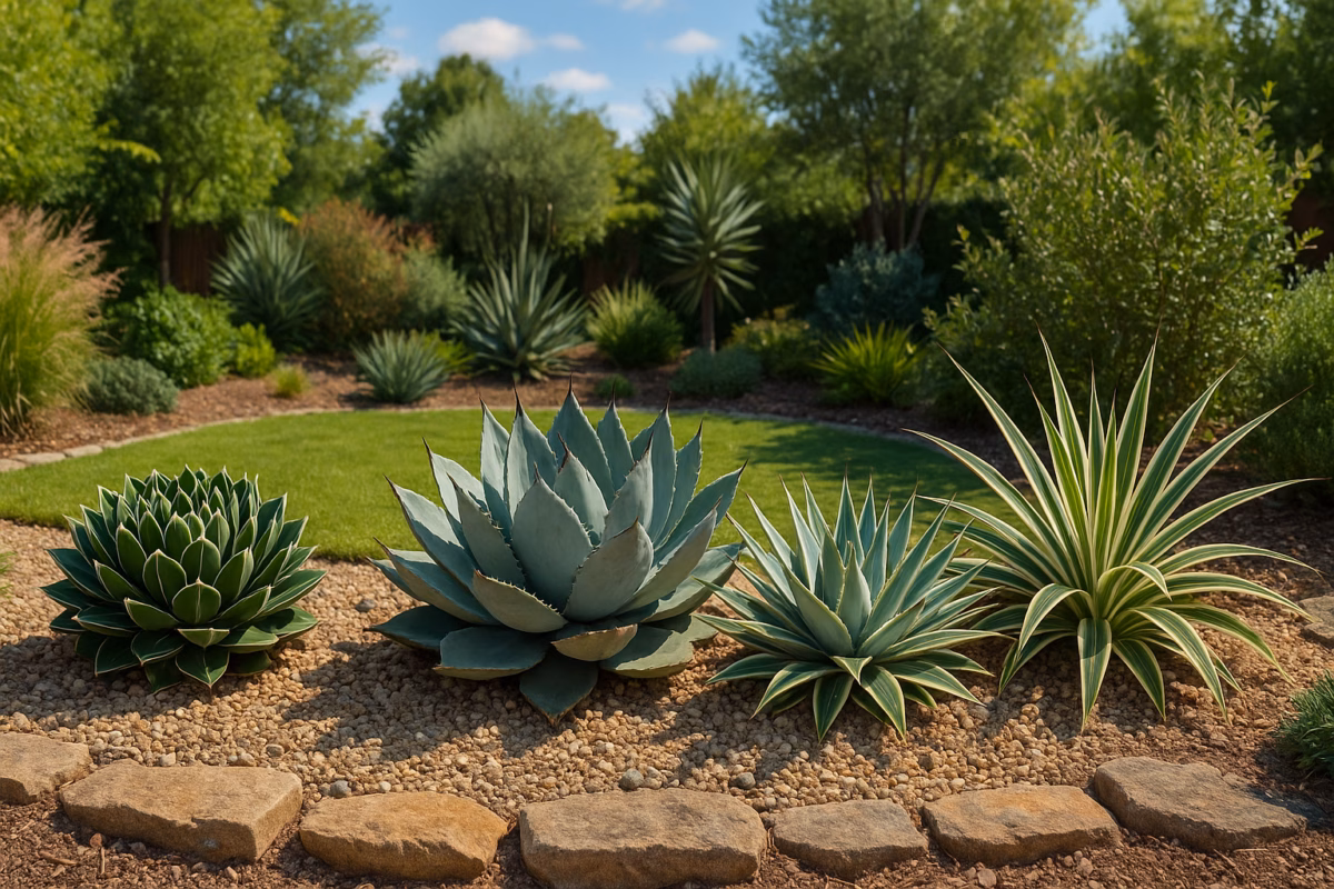 Agave Escultural: Minimalismo Desértico - ideia