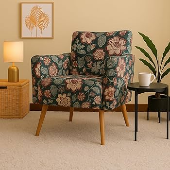 Poltrona Decorativa com Estampa Floral: Um Jardim Dentro de Casa - inspiração