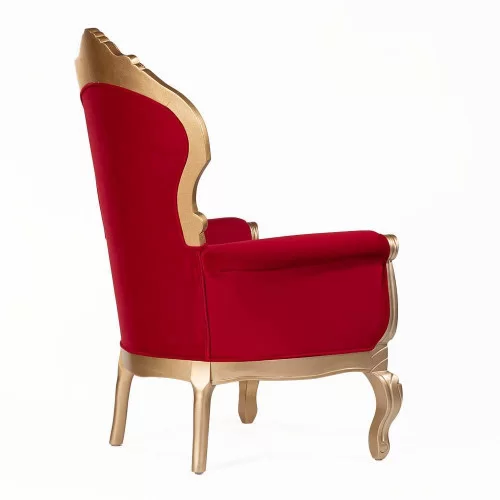 Poltrona de Veludo Colorido: Maciez e Elegância em Tons Vibrantes - detalhe