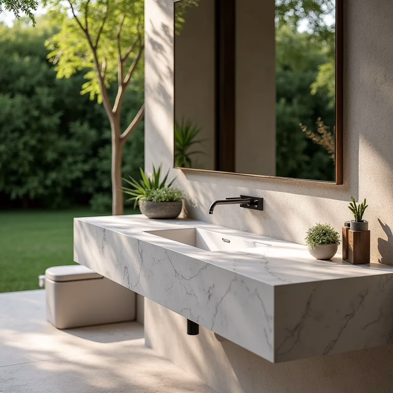 Porcelanato EXT para bancada externa