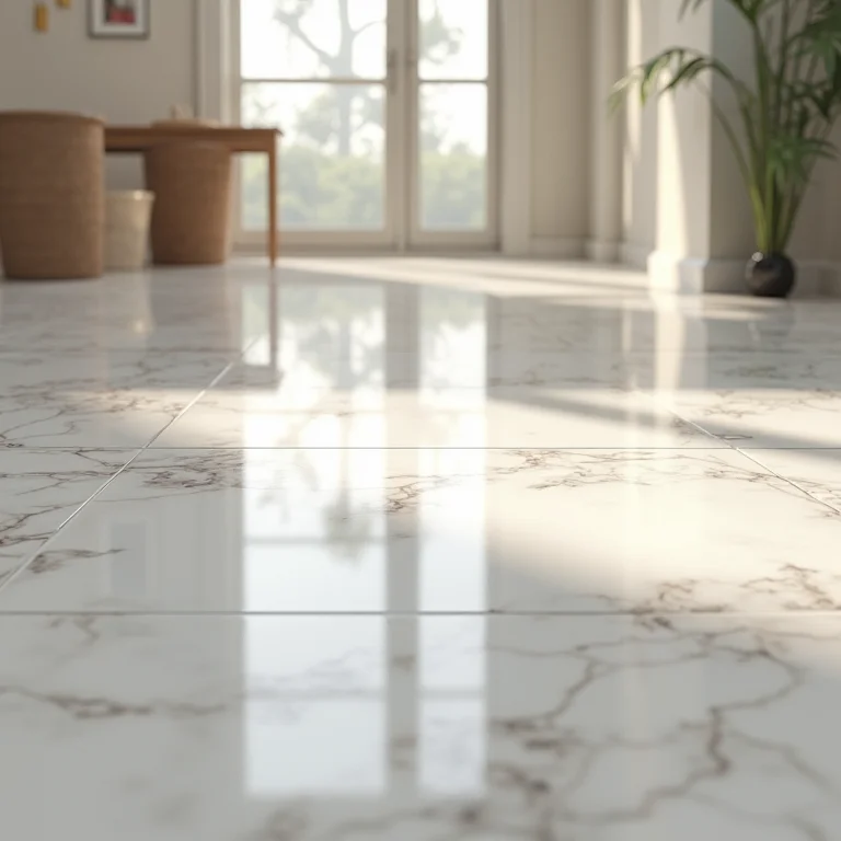 Porcelanato polido brilhante