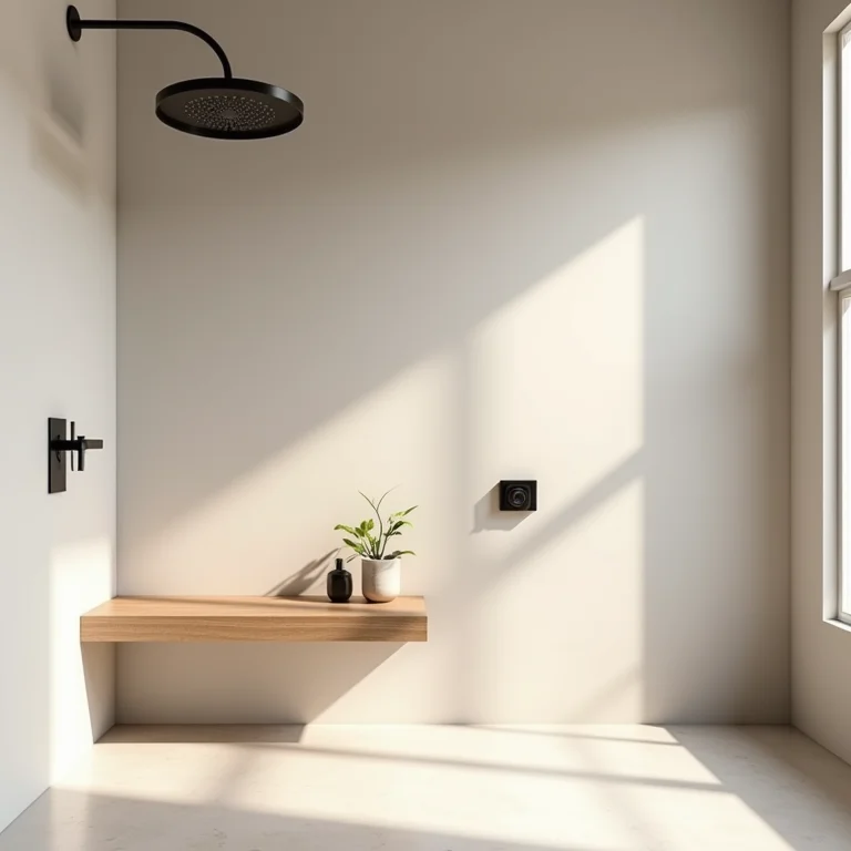 Porta shampoo combinando com a decoração