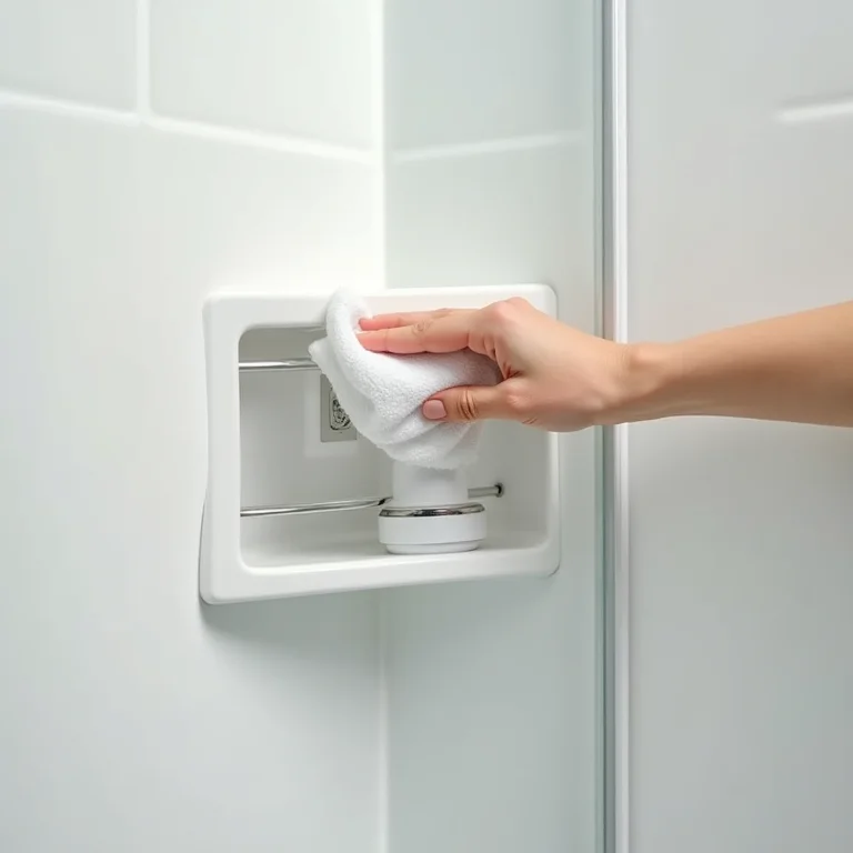 Porta shampoo de canto fácil de limpar