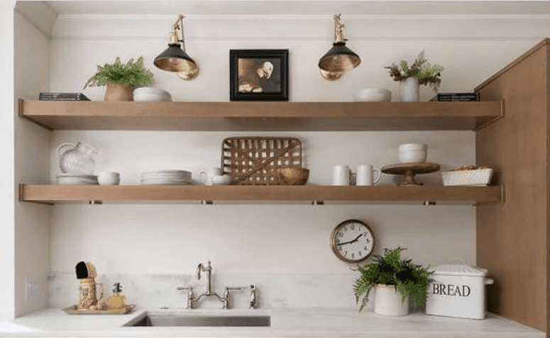 Prateleiras com Suportes Invisíveis: Leveza Surpreendente - detalhe