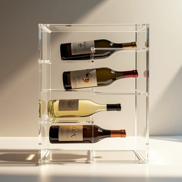 Prateleiras de design para uma adega com estética impecável