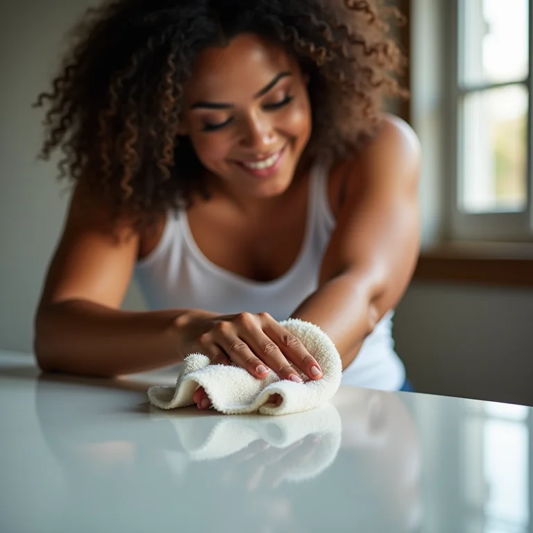 Preparando a superfície para aplicar silicone