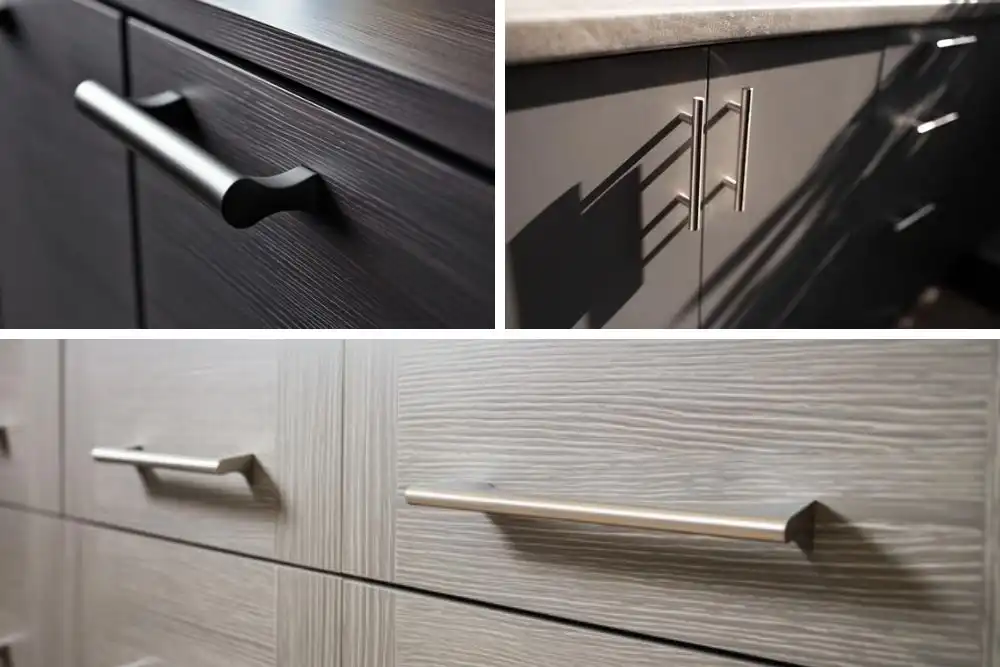 Puxadores Minimalistas Embutidos: Clean e Funcional - detalhe