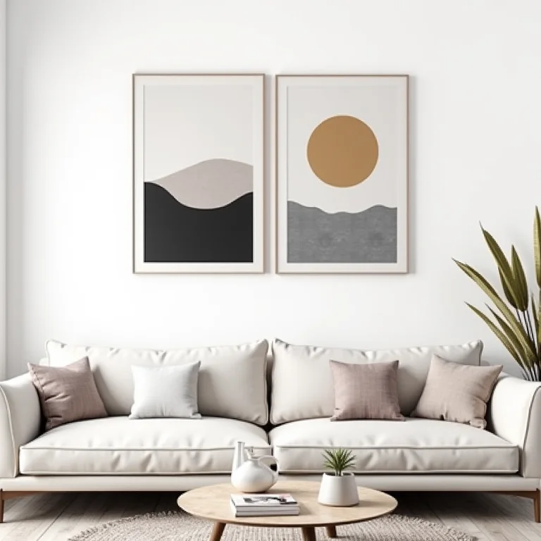 Quadros modernos para inspirar sua decoração de sala.