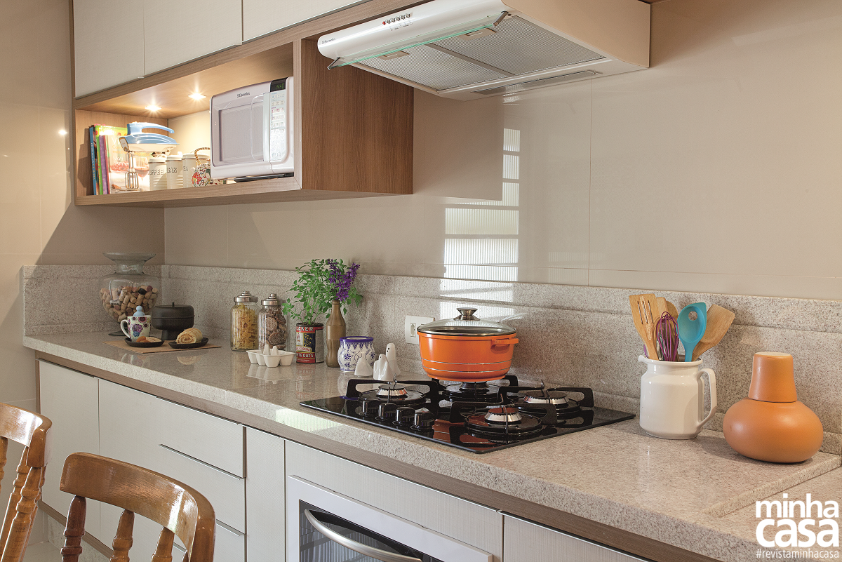 Cozinha Clean com Minimalismo Inteligente - detalhe