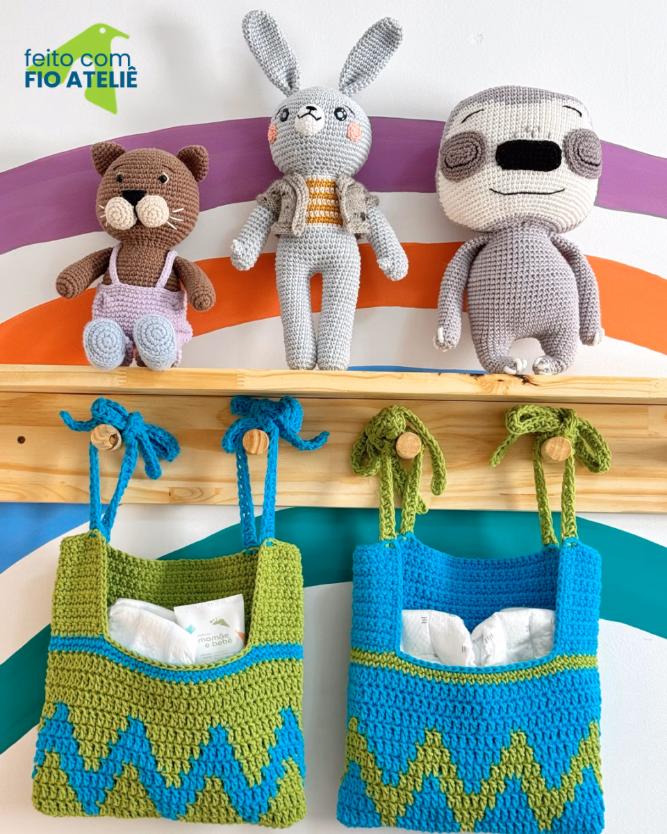 Quarto de Bebê Aconchegante com Texturas de Tricô e Crochê - inspiração