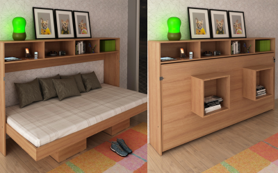 Soluções Compactas com Sofá-Cama Inteligente - inspiração