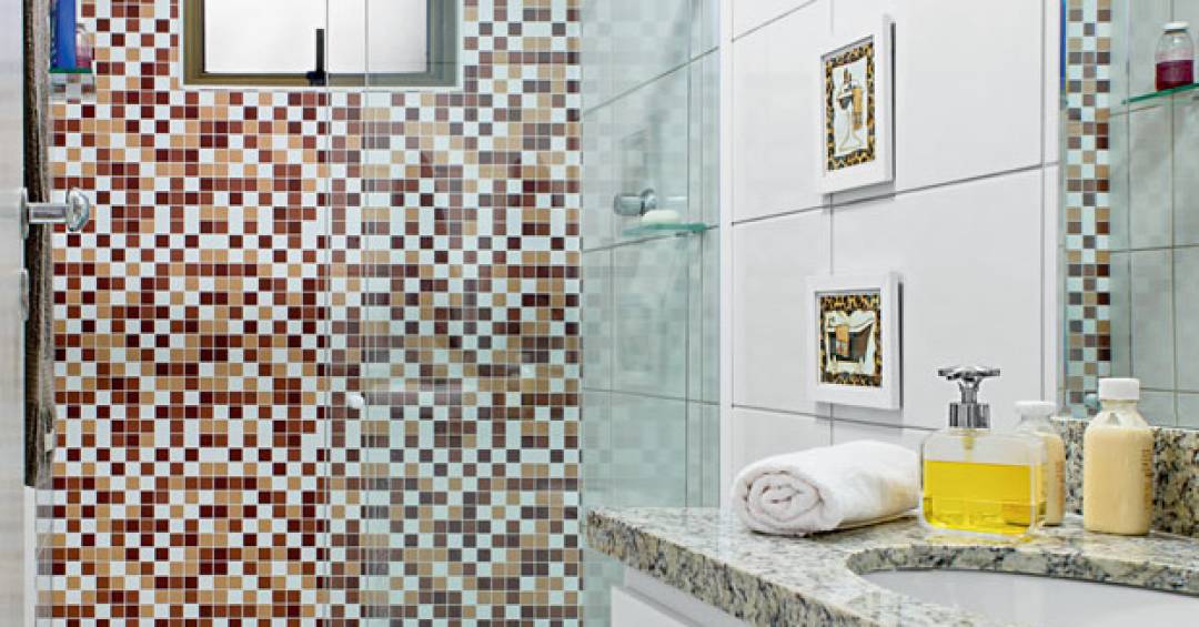 Azulejos com Adesivos Geométricos: Modernidade Instantânea - inspiração