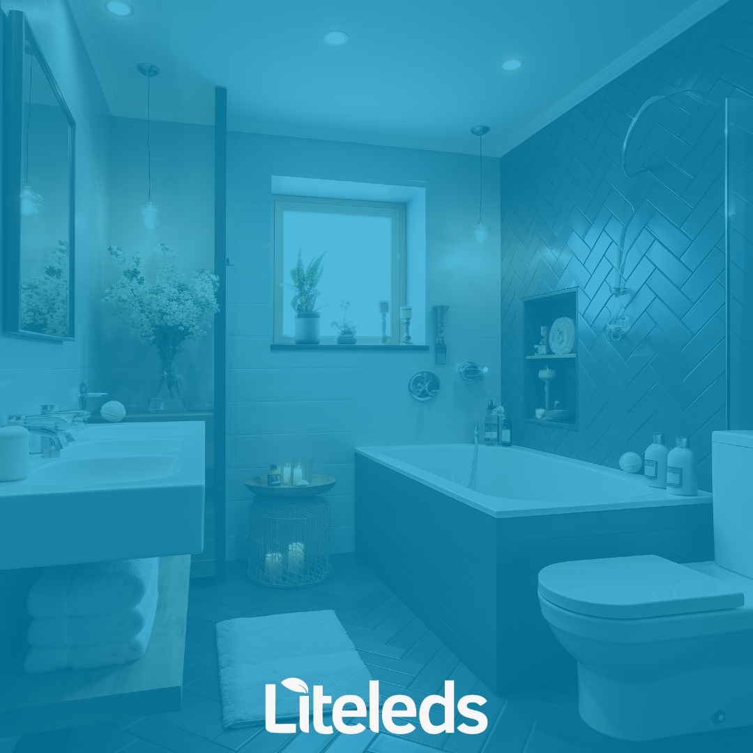 Iluminação Indireta com Fita LED Azul: Relaxamento Garantido - ideia