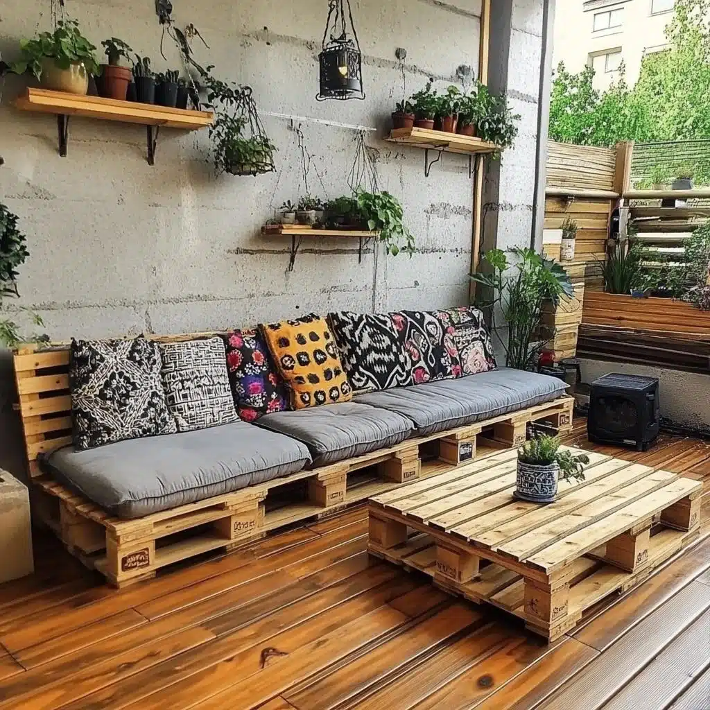 Reforma com Pallets: Sustentabilidade e Estilo Industrial - inspiração
