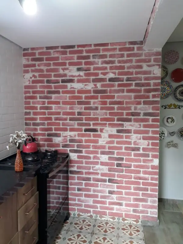 Com Tijolinho Aparente: Rusticidade Charmosa! - ideia