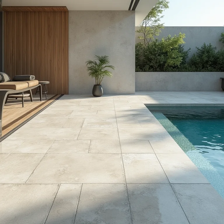 Revestimentos cerâmicos atérmicos para áreas externas.