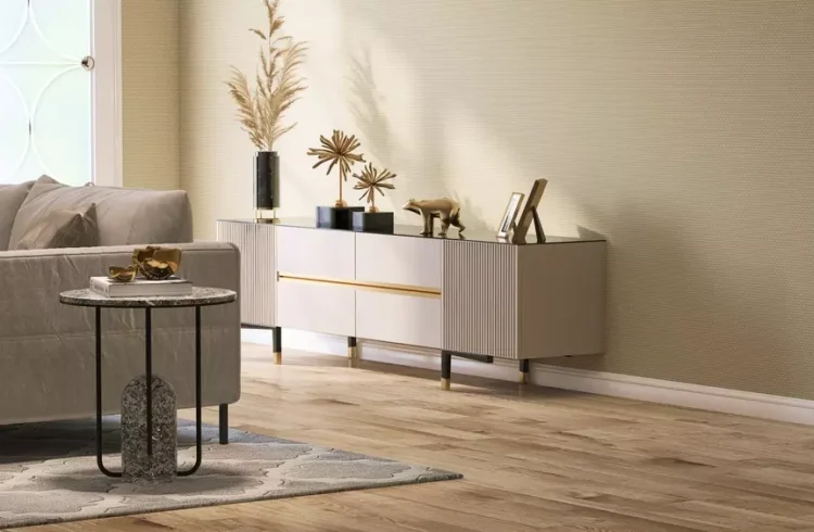 Rodapé de Poliestireno Amadeirado: Aconchego com Toque Contemporâneo - ideia