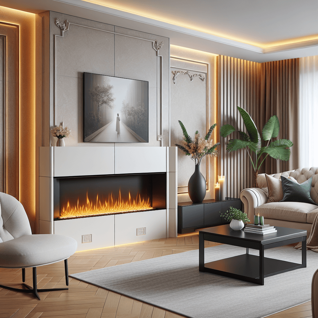 Lareira Elétrica: Praticidade e Versatilidade - detalhe