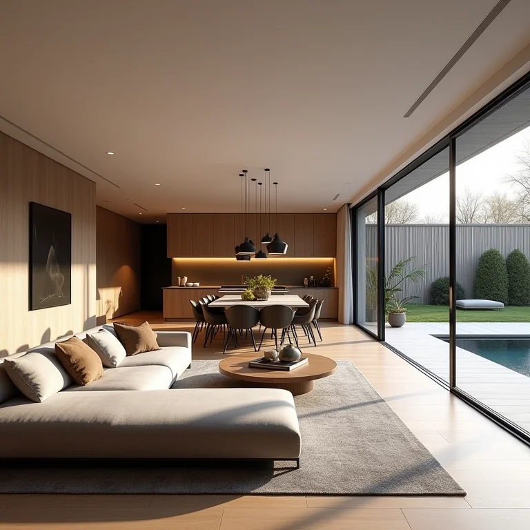 Sala de estar e jantar conjugadas: ideias de integração e harmonia.