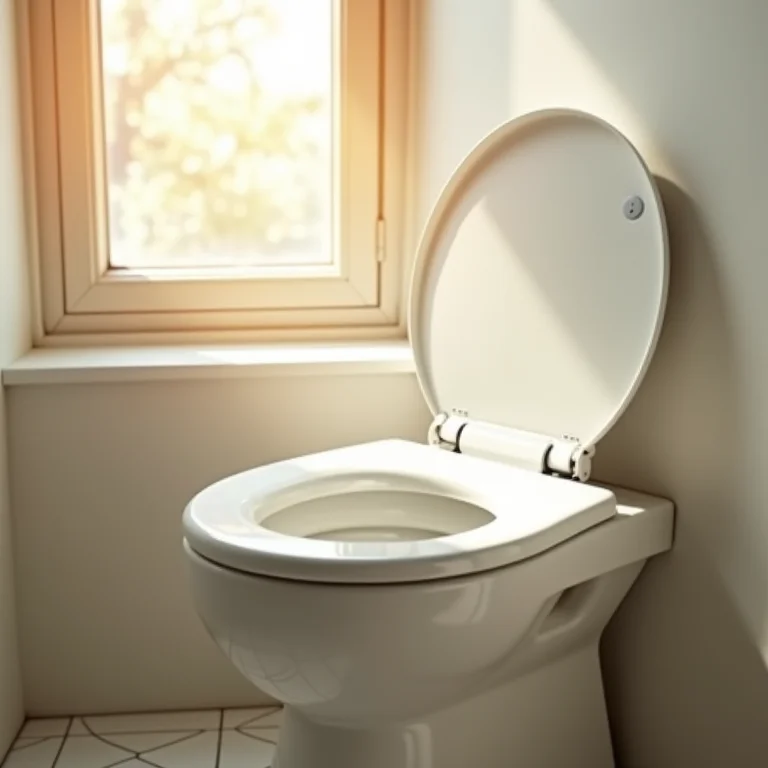 Secagem com ar quente em vaso sanitário inteligente