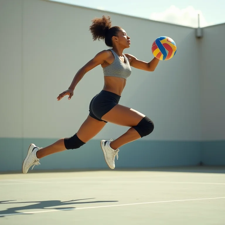 Segurança do atleta em quadra de vôlei