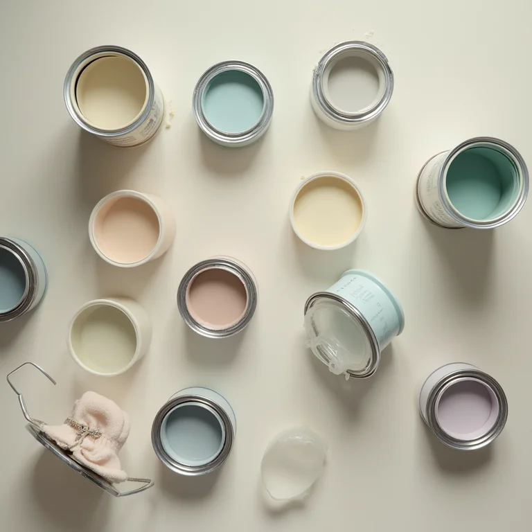 Seleção de tintas laváveis para banheiro