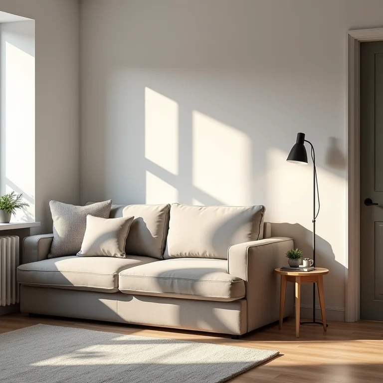 Sofá inteligente para decoração de sala pequena