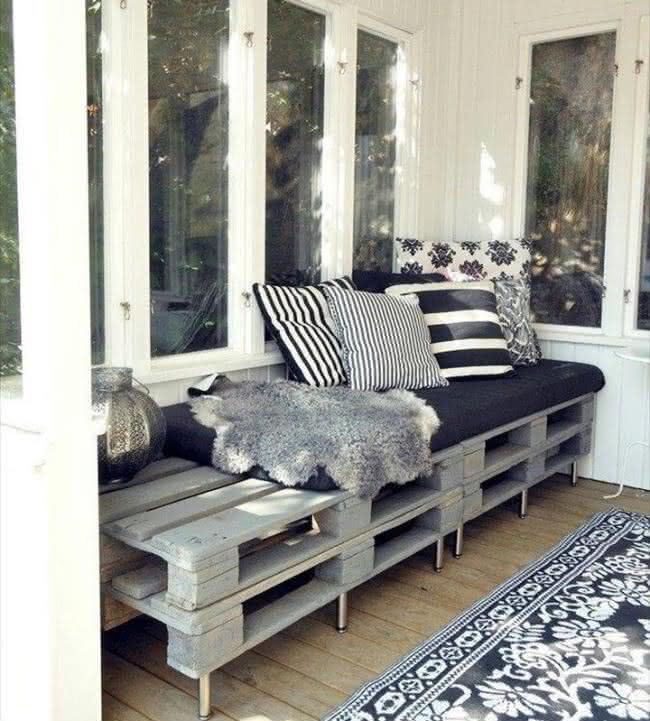 Sofá com Pallet: Reúso Criativo e Cheio de Personalidade - inspiração