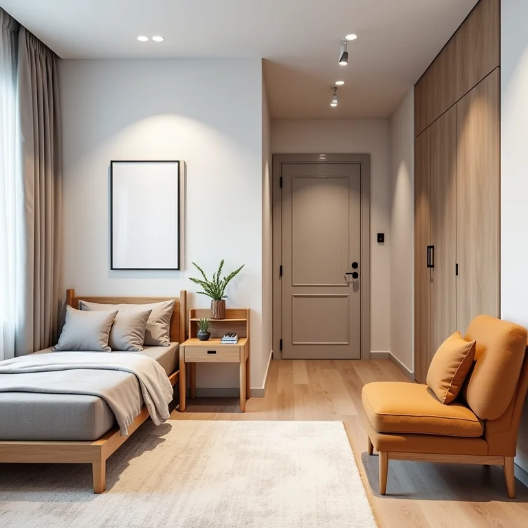 Soluções criativas e funcionais para decoração moderna em apartamento alugado.