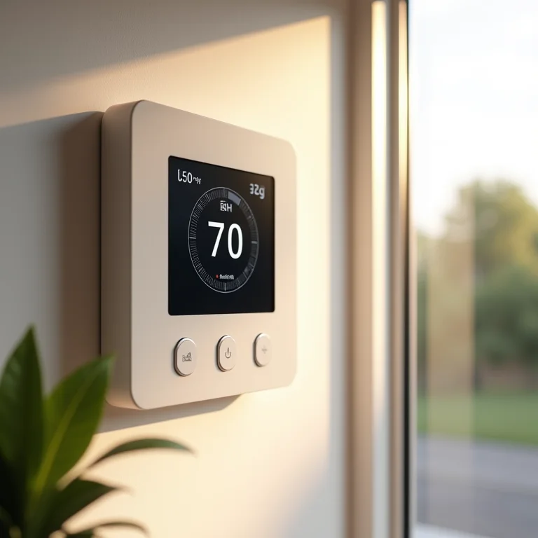 Soluções inteligentes para economia de energia: painel de controle smart home