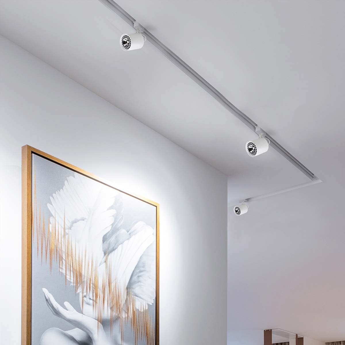 Spots Embutidos no Gesso: Elegância Minimalista e Luz Discreta - inspiração