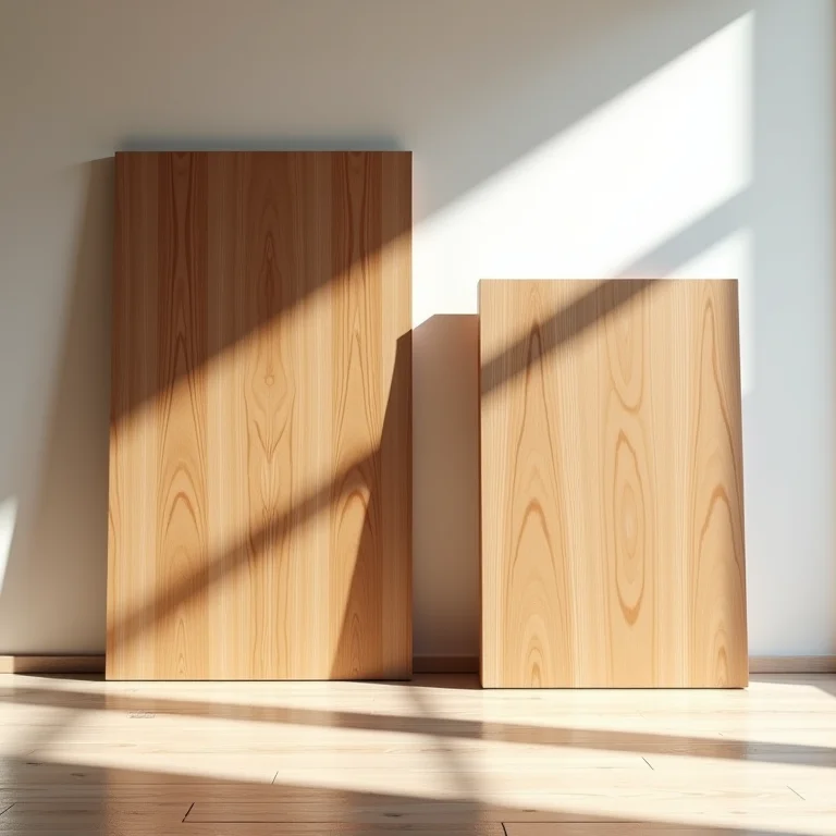 Tamanho e proporção do painel de TV de madeira