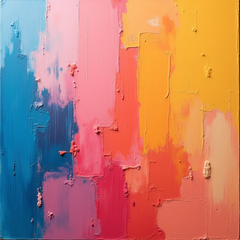 Técnicas de pintura criativas em close-up.