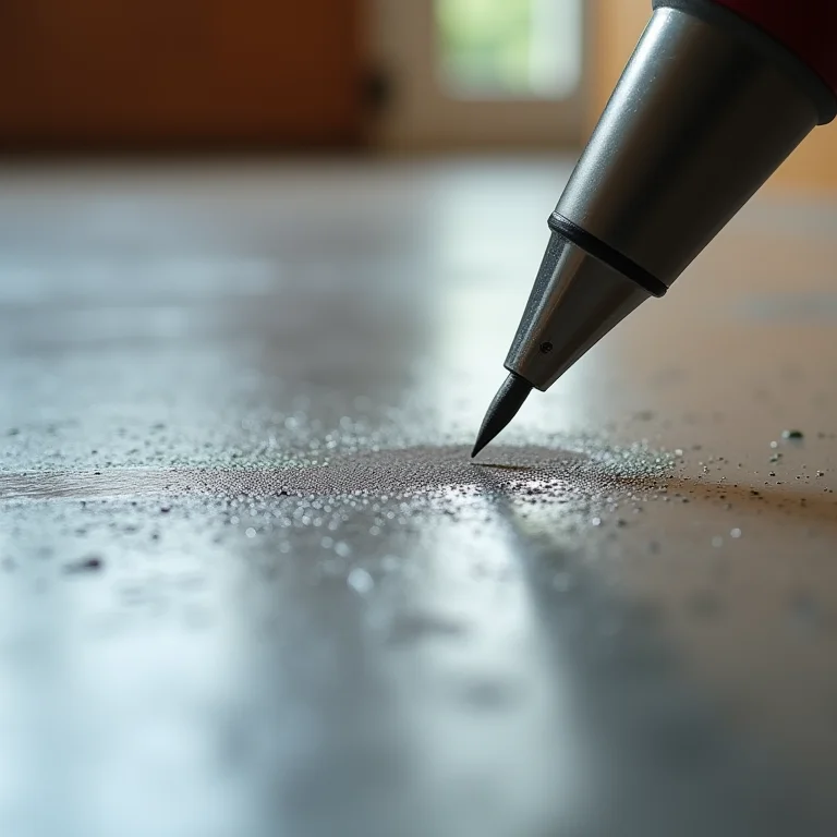 Teste de durabilidade em piso