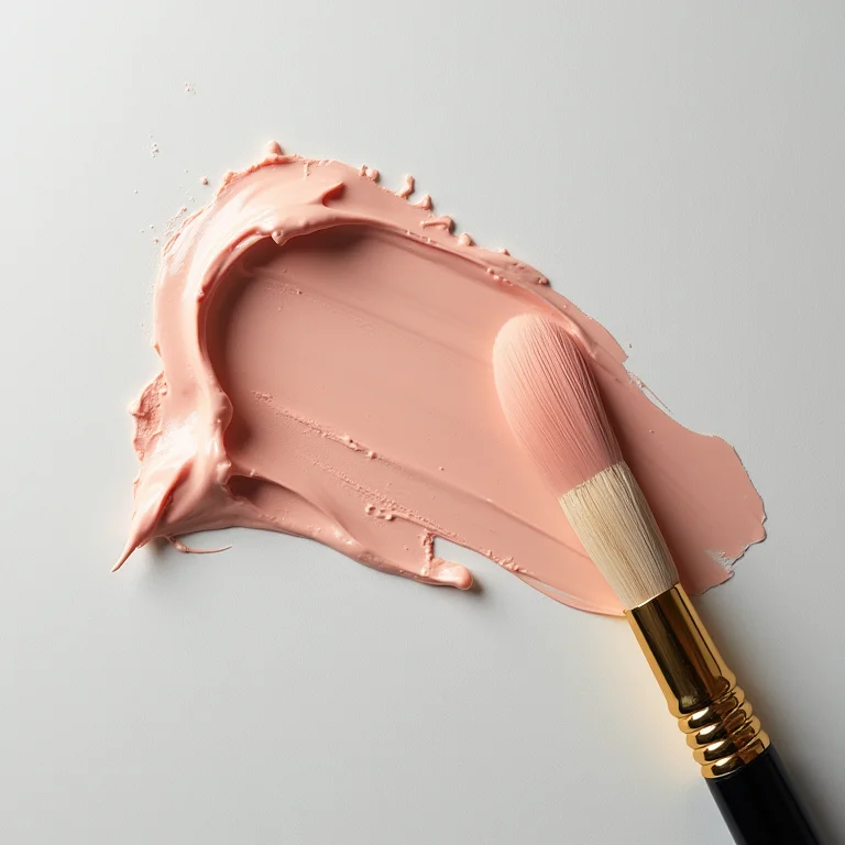 Textura da tinta acrílica