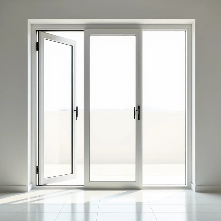 Tipos de abertura de janelas: de correr, basculante, guilhotina.