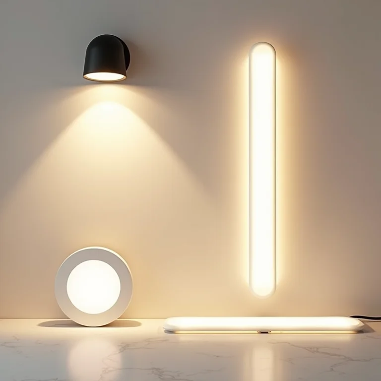 Tipos de iluminação para banheiro pequeno