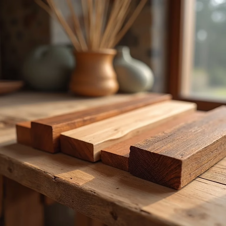 Tipos de madeira resistentes ao clima frio para paisagismo.