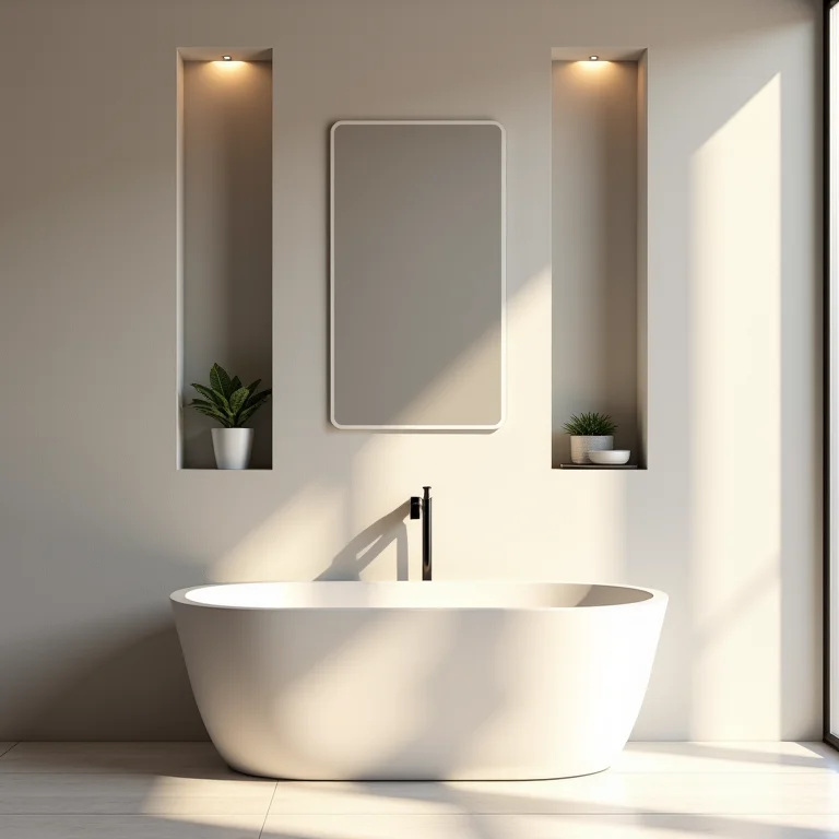 Tipos de nichos em banheiro