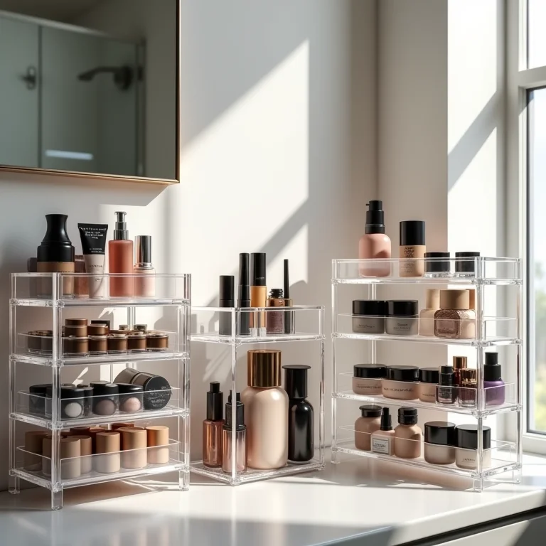Tipos de organizadores de maquiagem para cada estilo de banheiro