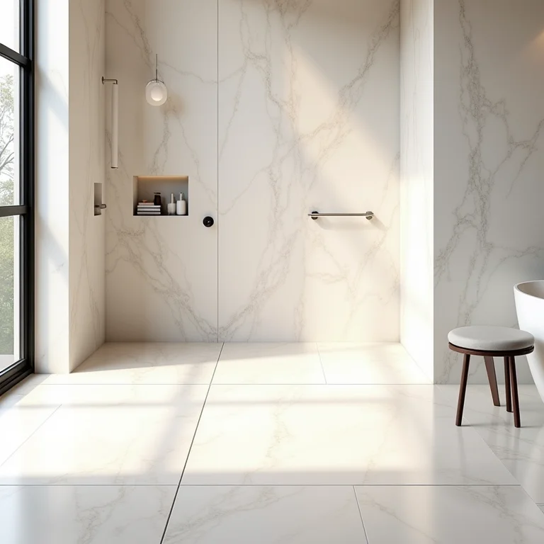 Tipos de porcelanato ideais para box de banheiro.