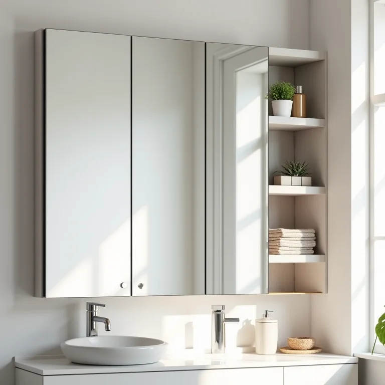 Tipos diferentes de espelheiras para banheiro