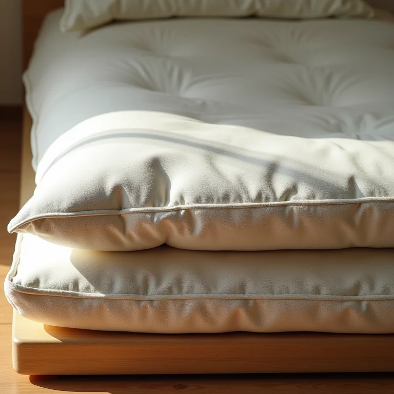 Tipos diferentes de futons: japonês, dobrável, colchão