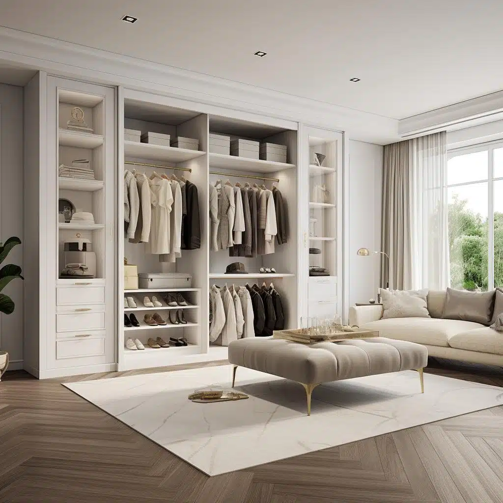 Guarda-Roupa com Boiserie: Detalhes Clássicos e Sofisticados - detalhe