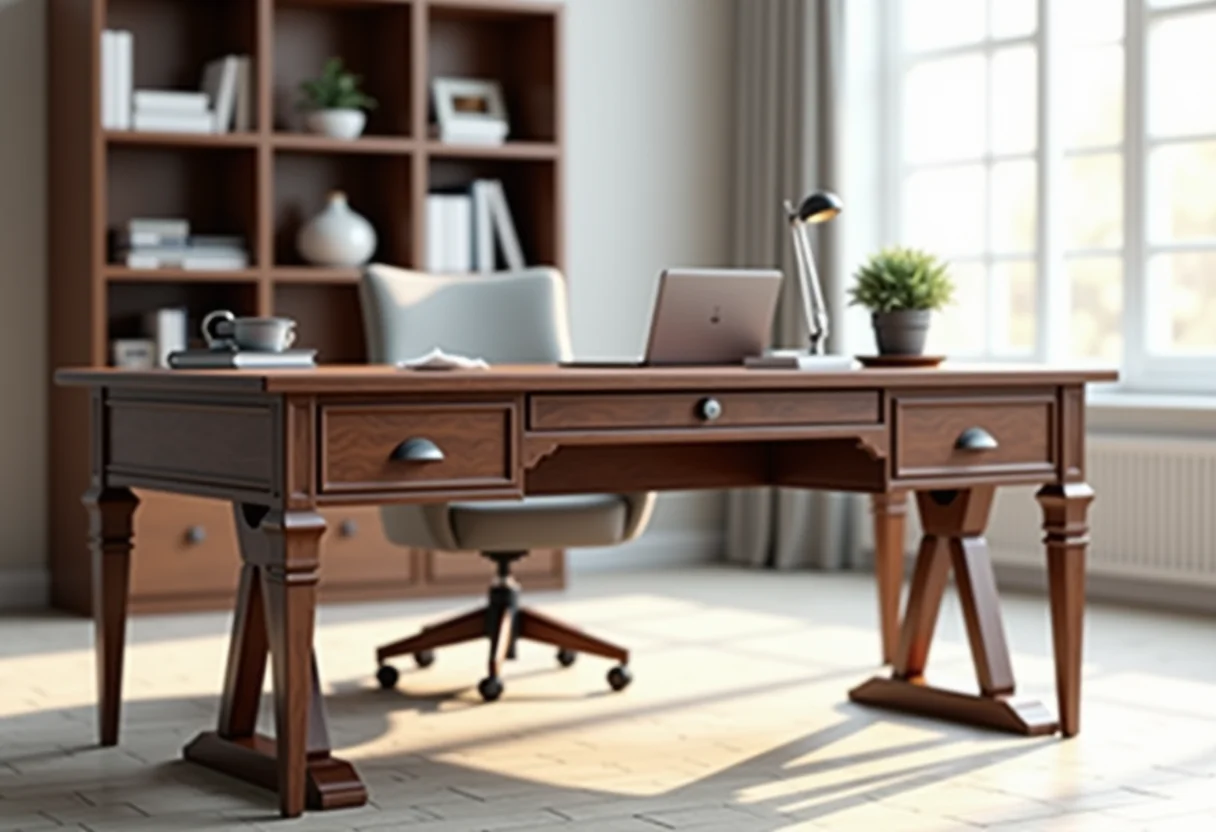 Traditional office desk