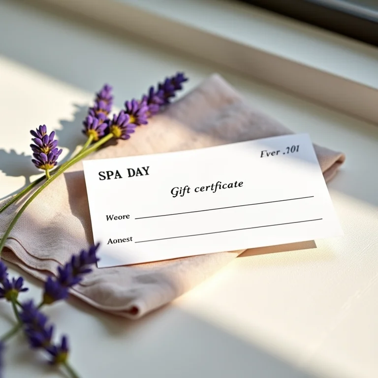 Vale-presente para um dia de spa