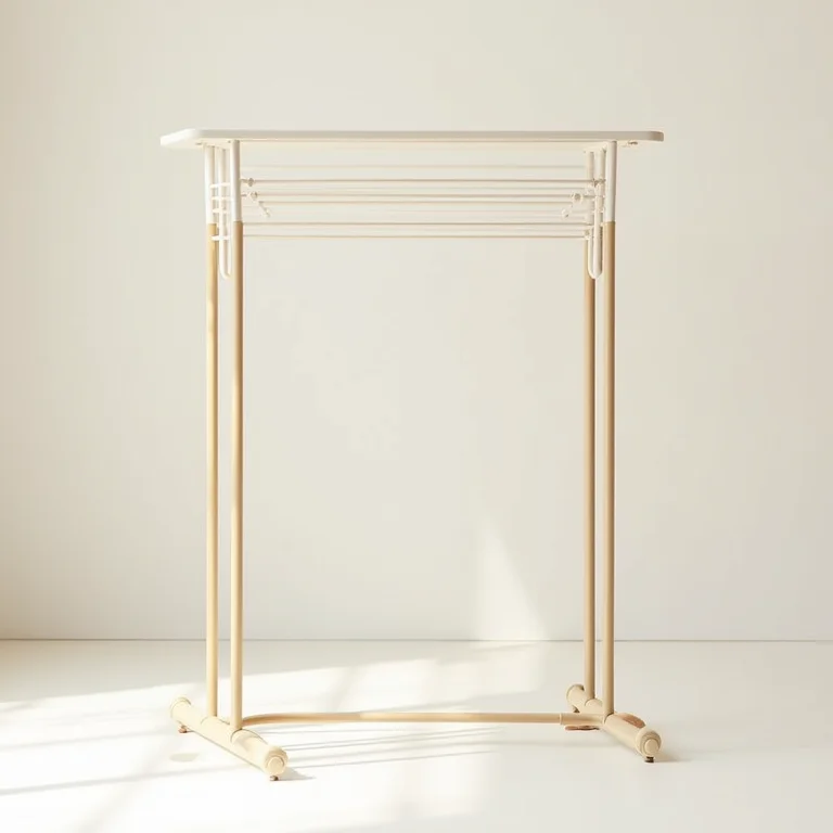 Varal de chão moderno e dobrável